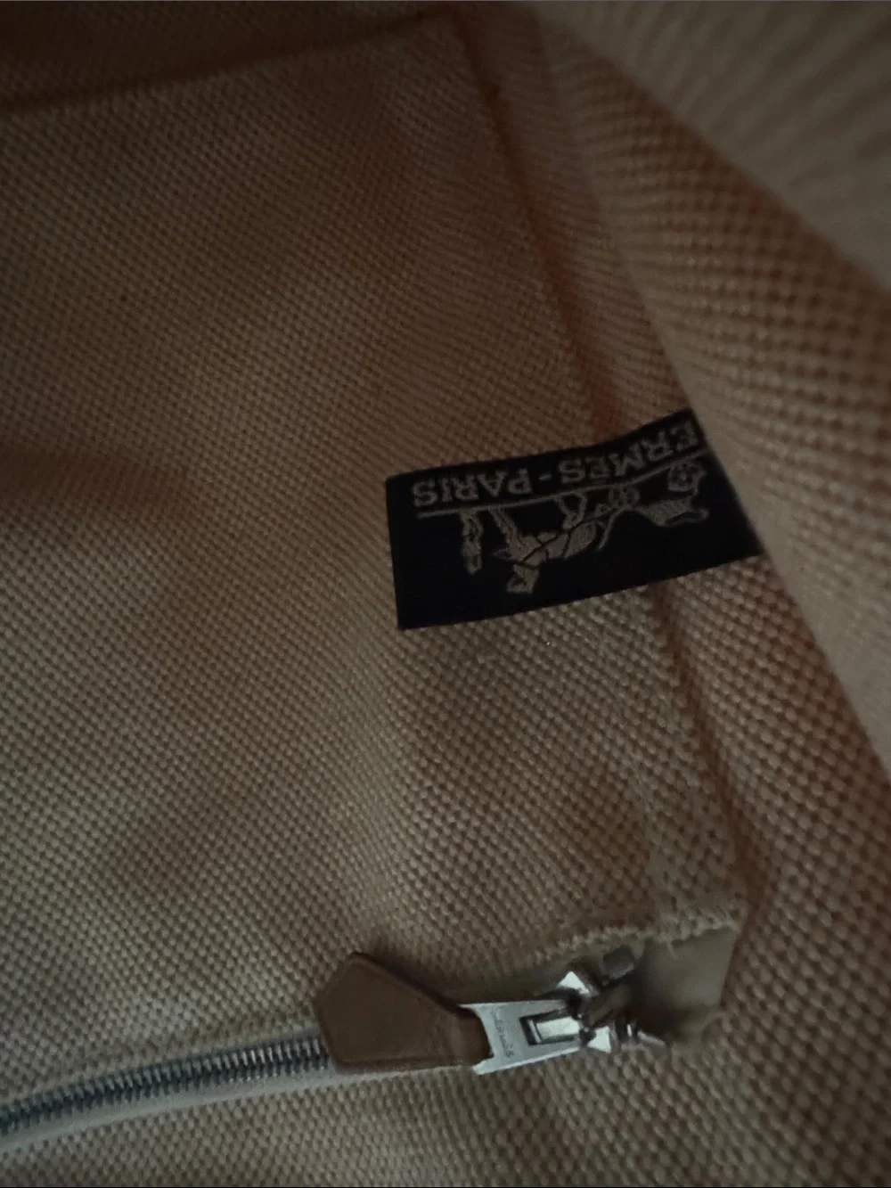 Hermes Crossbody Messenger Bag in Tan